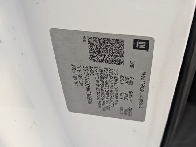 Used 2019 Chevrolet Corvette Grand Sport w/ Carbon Flash Badge Package image 15