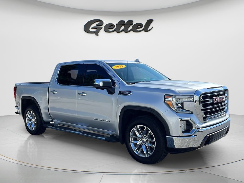 Used 2021 GMC Sierra 1500 SLT w/ SLT Premium Package AWD/4WD image 3