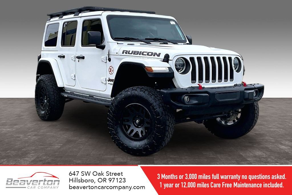 Used 2018 Jeep Wrangler Unlimited Rubicon w/ Steel Bumper Group AWD/4WD image 1