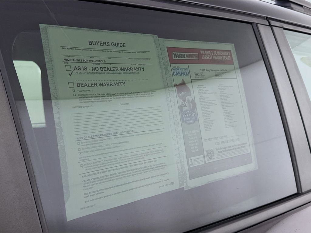 Used 2022 Jeep Renegade Latitude image 15