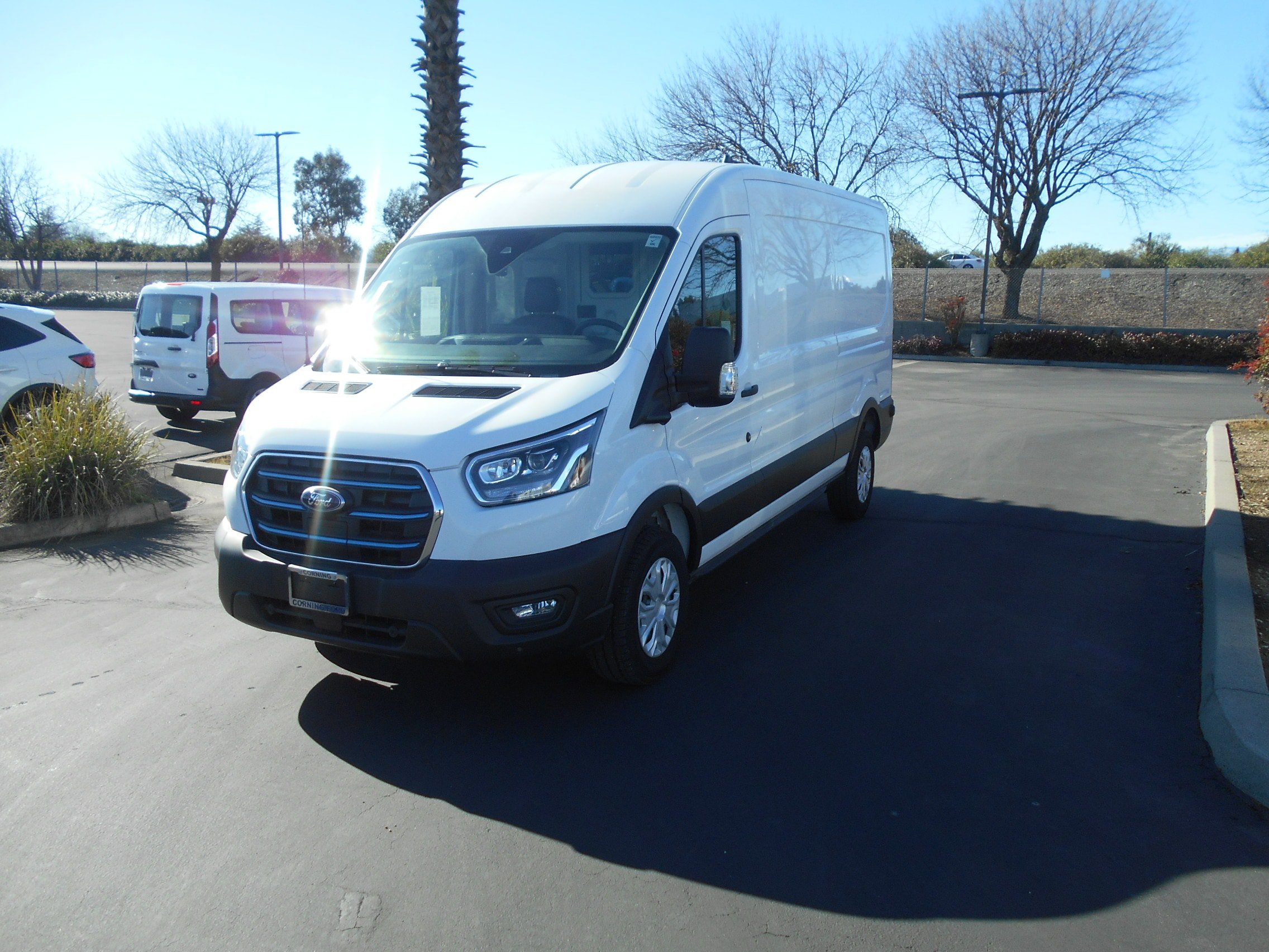 Used 2022 Ford E-Transit Medium Roof w/ Load Area Protection Package RWD image 1