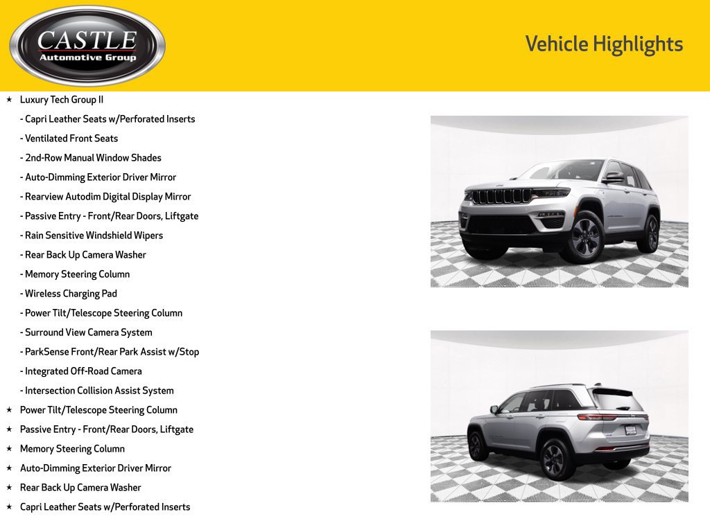 Used 2022 Jeep Grand Cherokee Limited 4xe w/ Luxury Tech Group II AWD/4WD image 4