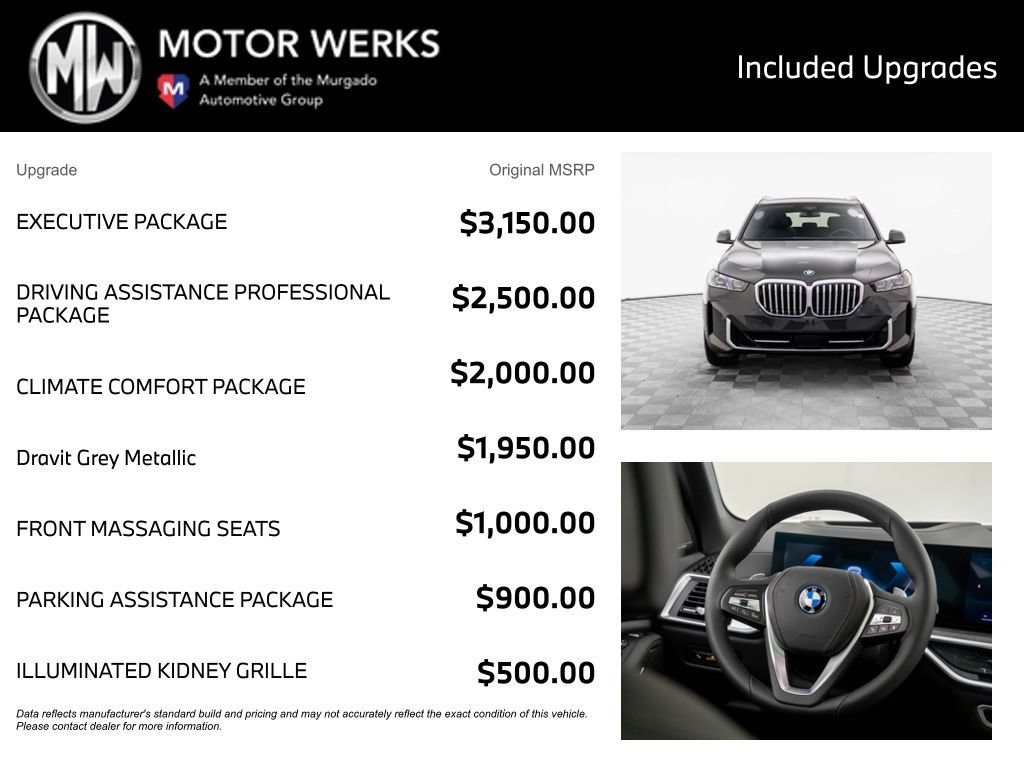Used 2026 BMW X5 xDrive50e w/ Executive Package AWD/4WD image 4