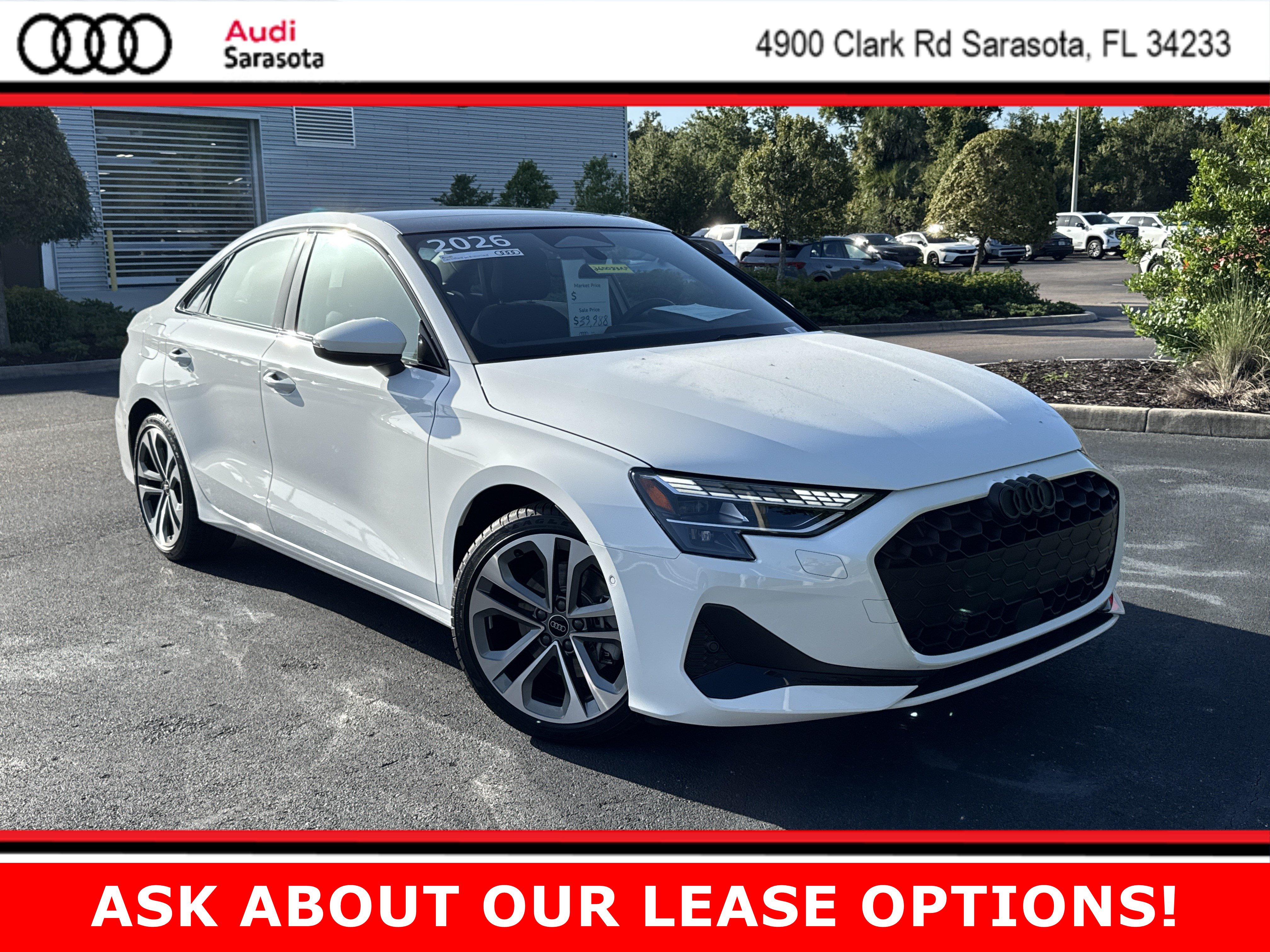 Certified 2026 Audi A3 2.0T Premium w/ Black Optic Package AWD/4WD image 1