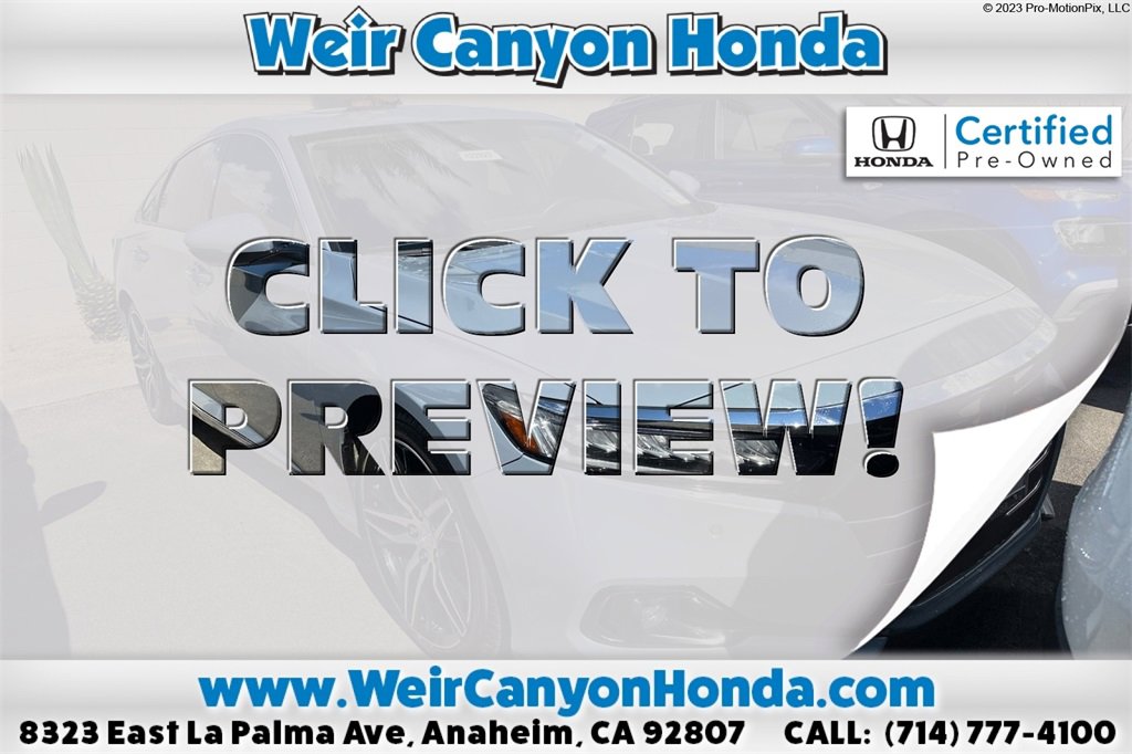 Certified 2021 Honda Accord Touring