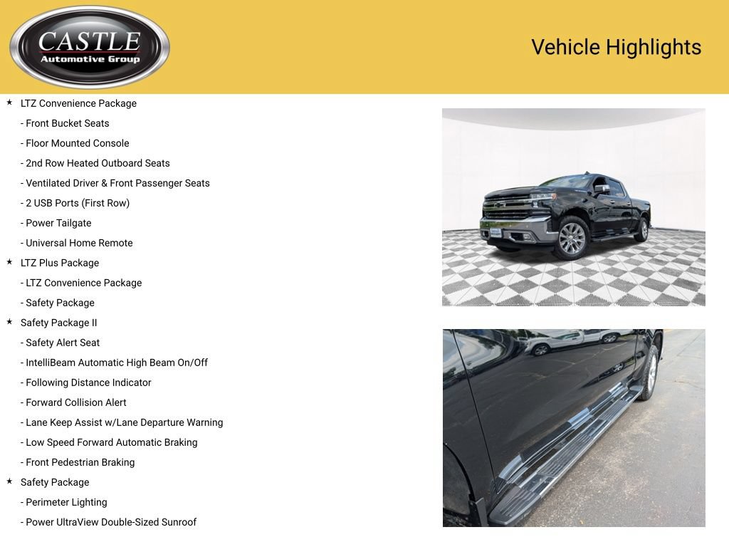 Used 2019 Chevrolet Silverado 1500 LTZ w/ LTZ Plus Package AWD/4WD image 13