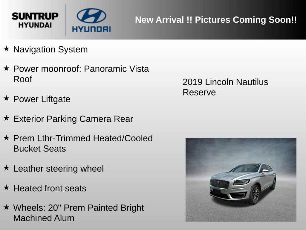 Used 2019 Lincoln Nautilus Reserve FWD image 5