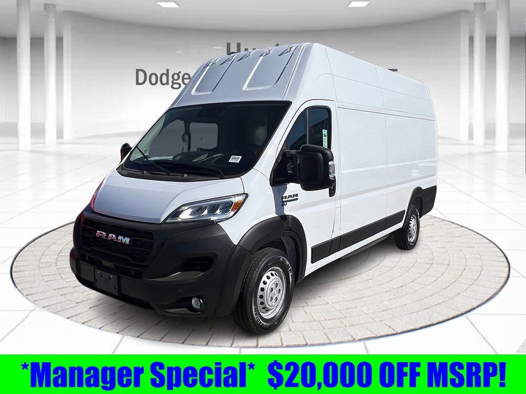 New 2024 RAM ProMaster 3500 w/ Delivery Van Package