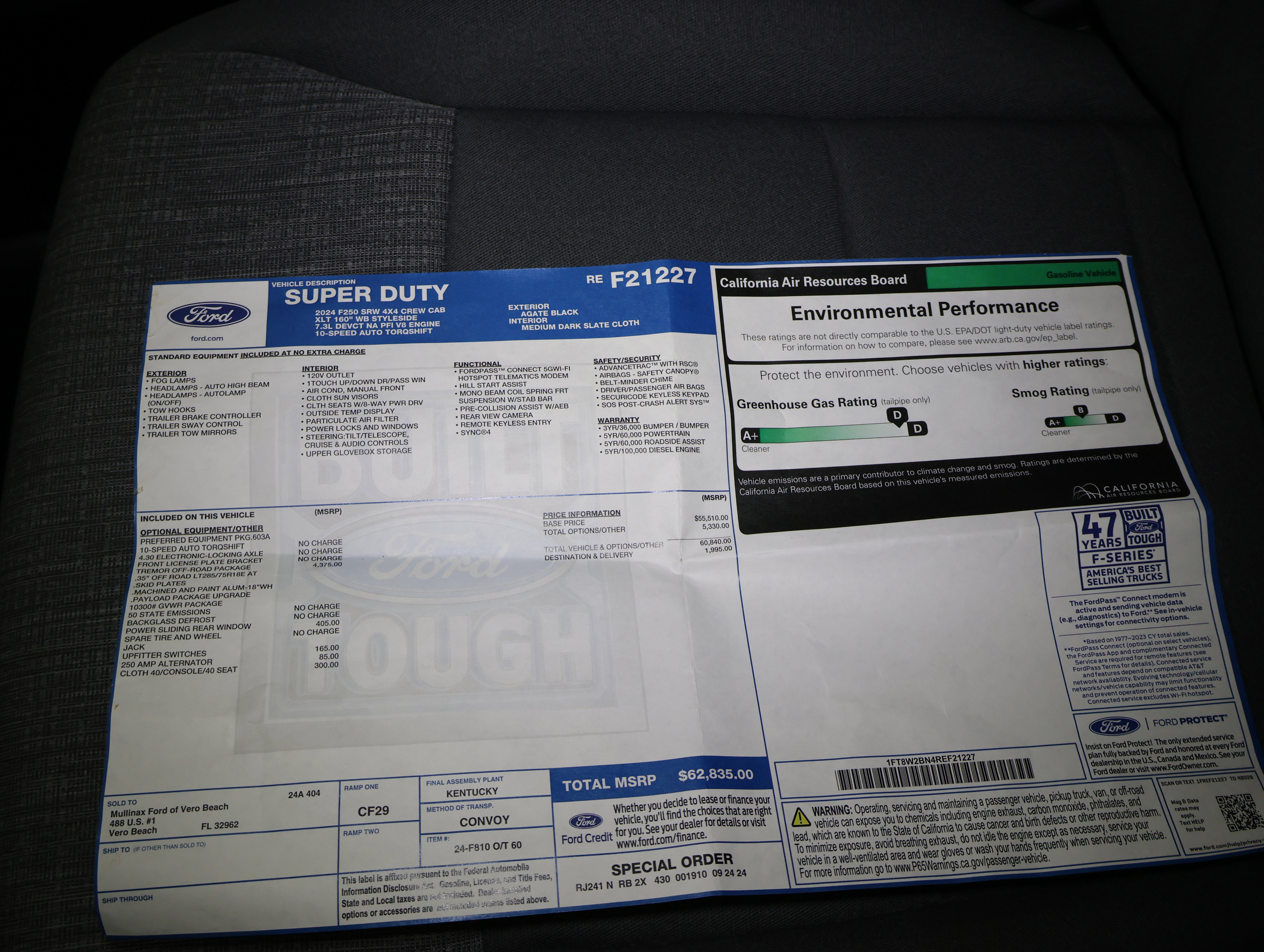 Used 2024 Ford F250 XLT w/ Tremor Off-Road Package image 55