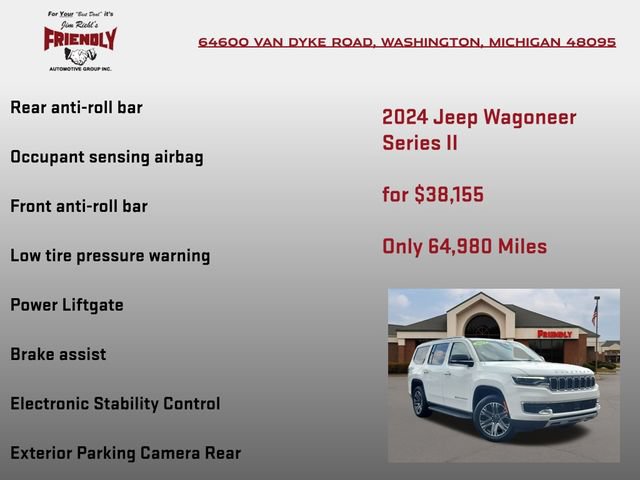 Used 2024 Jeep Wagoneer Series II w/ Flexible Seating Group AWD/4WD image 30