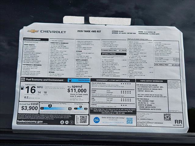 New 2026 Chevrolet Tahoe RST image 18