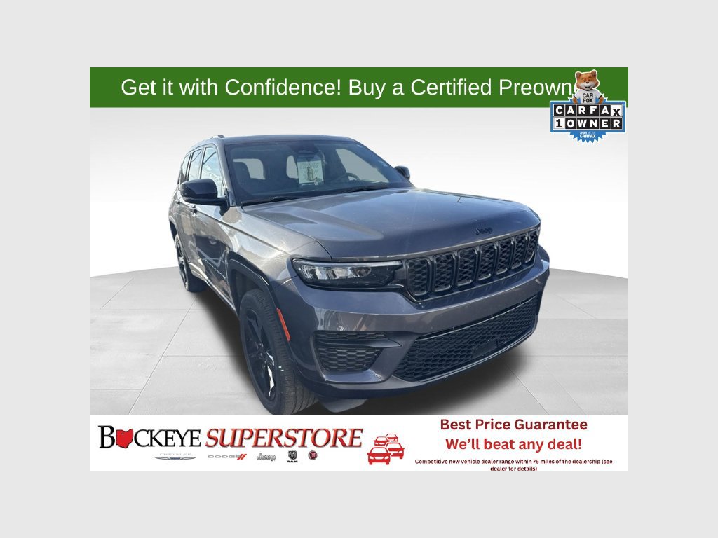 Certified 2024 Jeep Grand Cherokee Altitude AWD/4WD 360° Tour