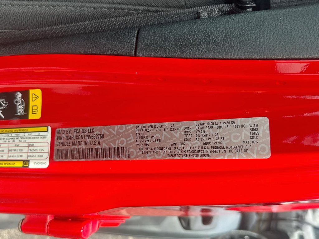 Certified 2023 Jeep Wrangler Unlimited Sport AWD/4WD image 35