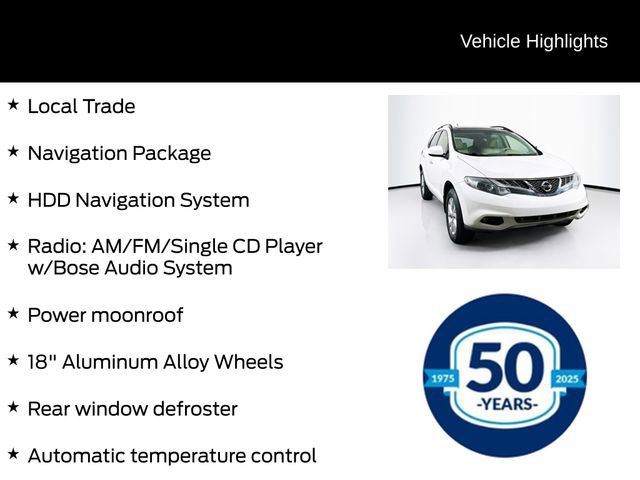 Used 2014 Nissan Murano SL w/ Navigation Package image 6