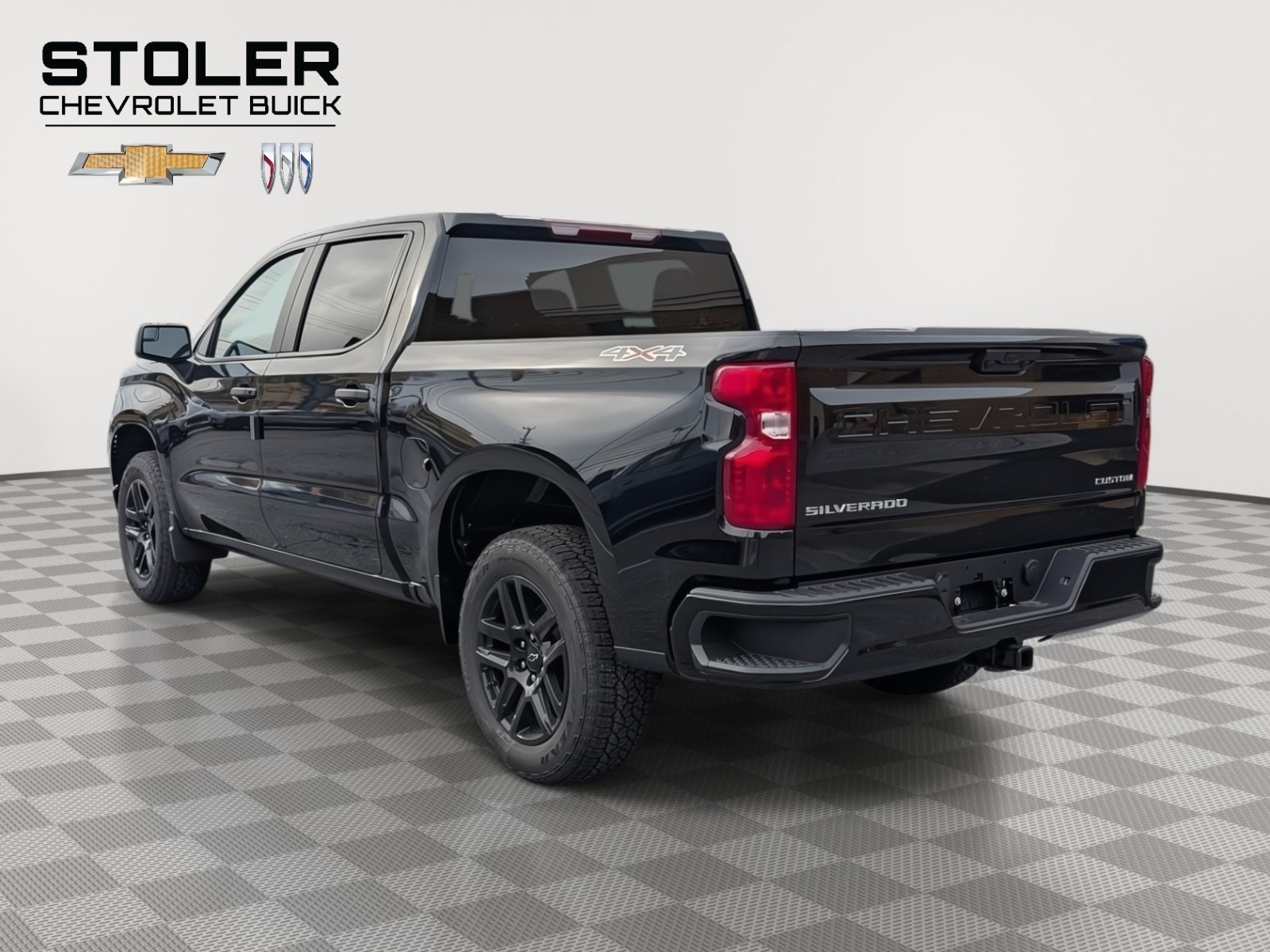 New 2026 Chevrolet Silverado 1500 Custom w/ Turbomax Blackout Package AWD/4WD image 2