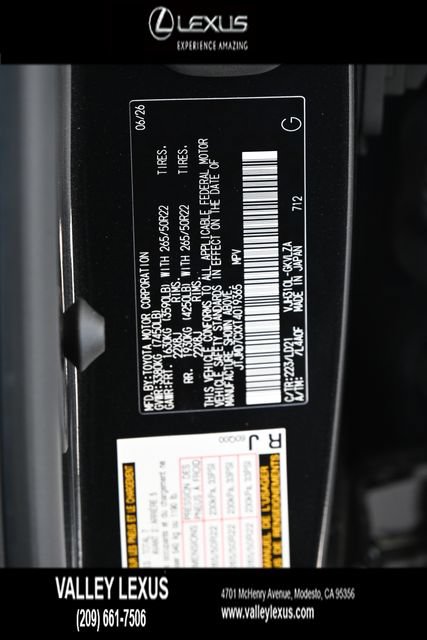 New 2026 Lexus LX 700h F Sport AWD/4WD image 25