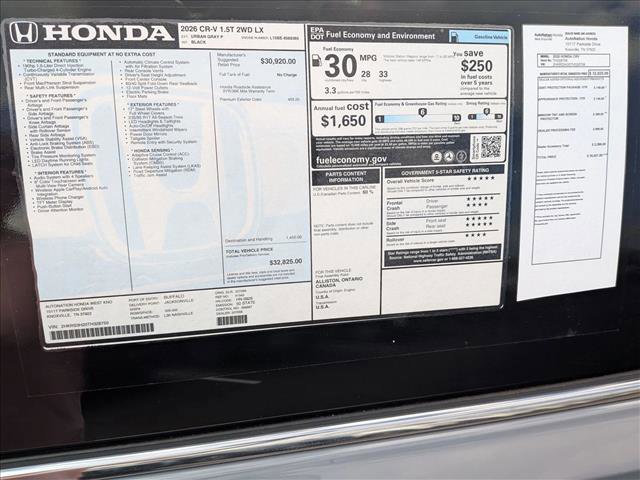 New 2026 Honda CR-V LX image 17