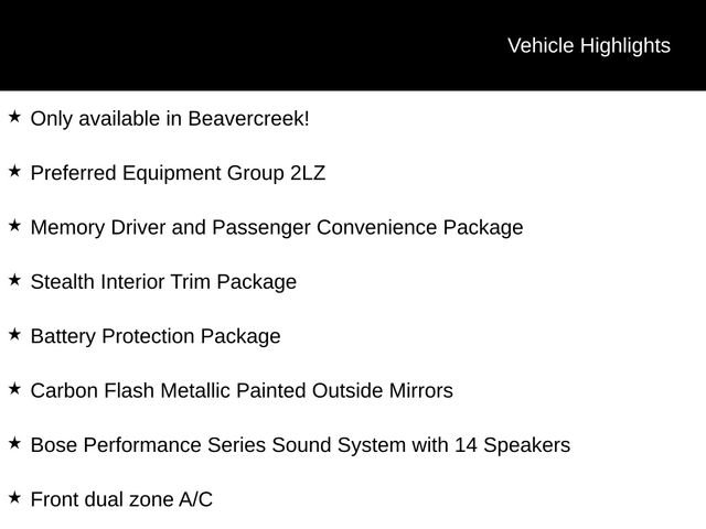 New 2026 Chevrolet Corvette Z06 w/ Stealth Interior Trim Package image 3