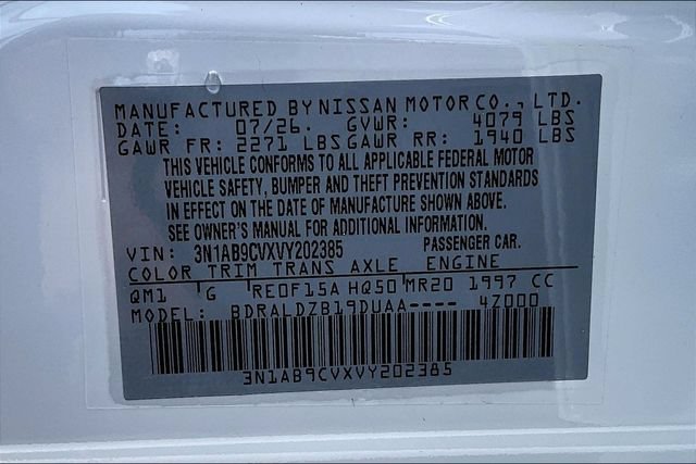 New 2027 Nissan Sentra SV FWD image 8