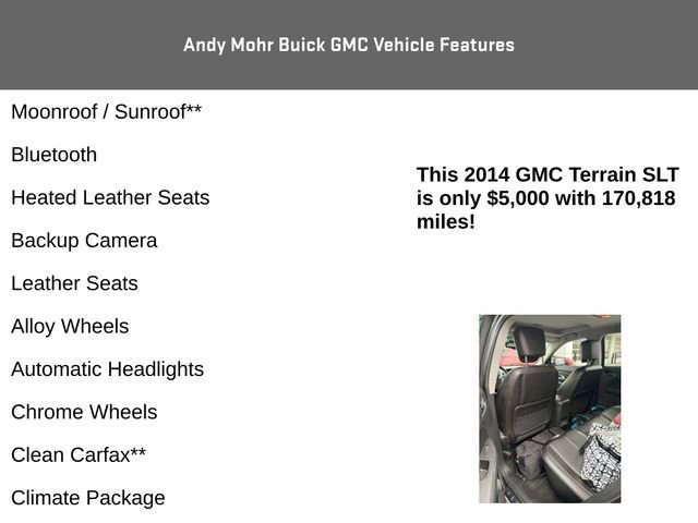 Used 2014 GMC Terrain SLT w/ Chrome Appearance Package image 2