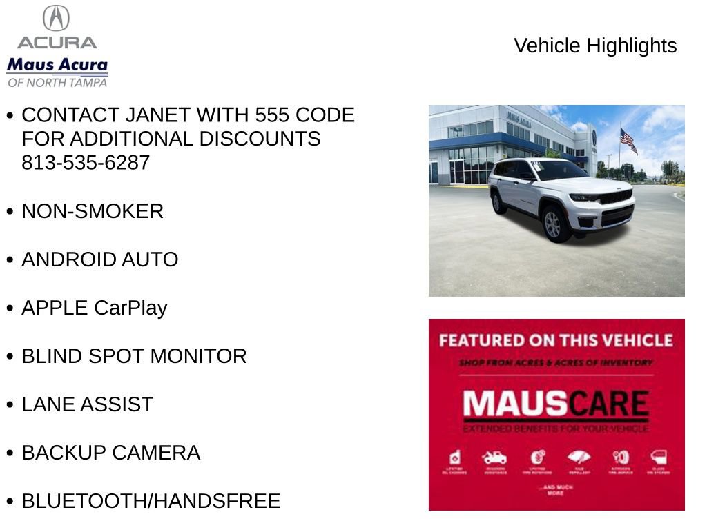 Used 2023 Jeep Grand Cherokee L Limited RWD image 8
