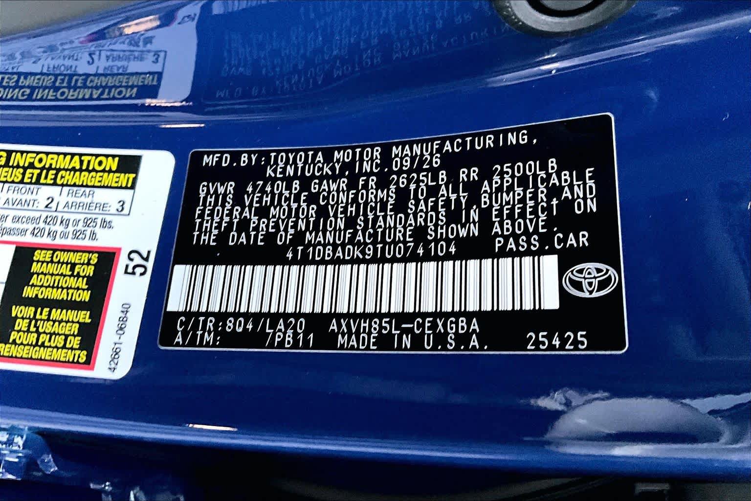 New 2026 Toyota Camry XLE AWD/4WD image 18