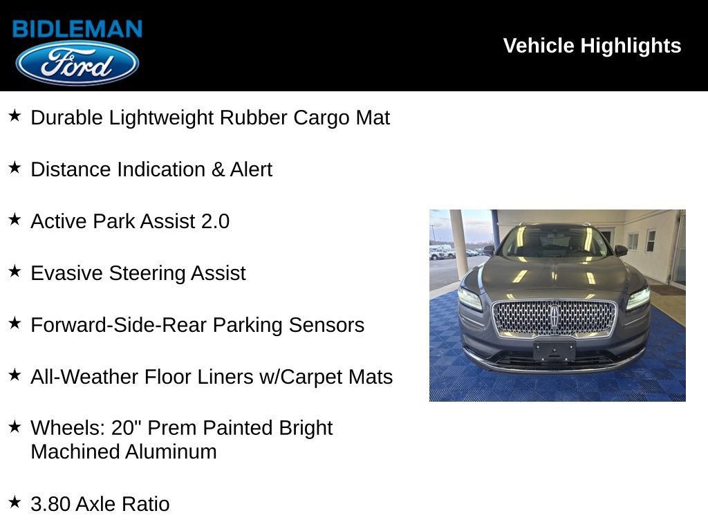 Used 2022 Lincoln Nautilus Reserve w/ Equipment Group 201A image 9