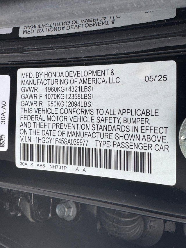 Certified 2025 Honda Accord SE image 28