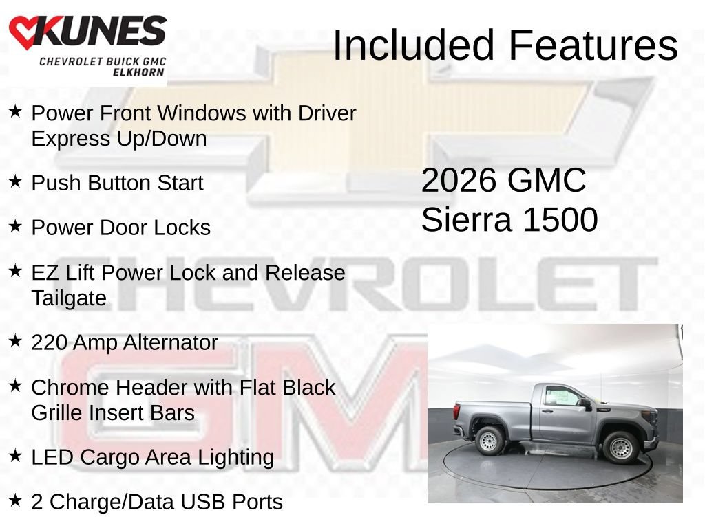 New 2026 GMC Sierra 1500 Pro w/ Pro Value Package AWD/4WD image 3