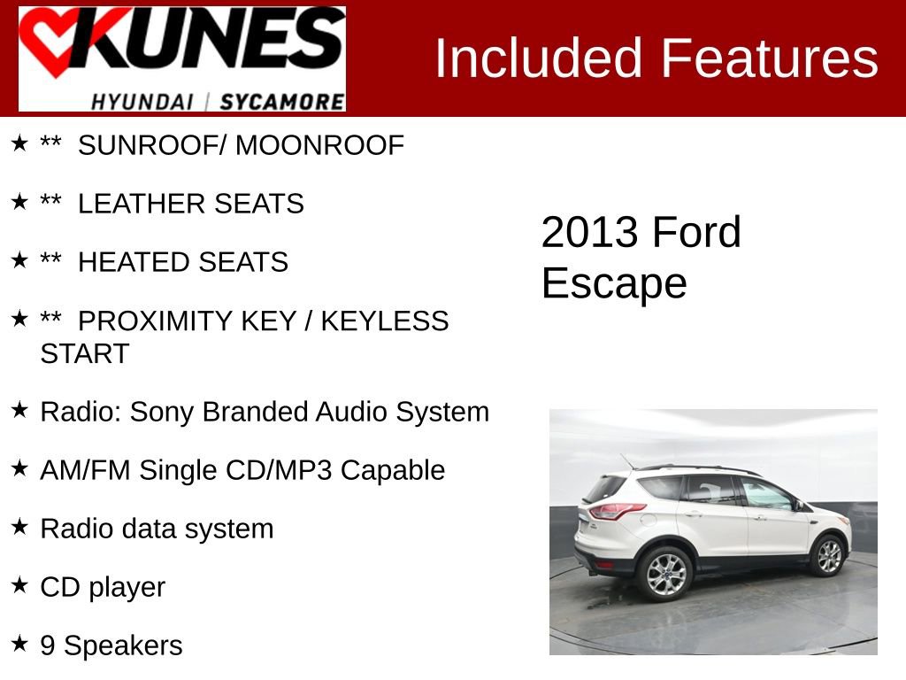 Used 2013 Ford Escape SEL FWD image 2