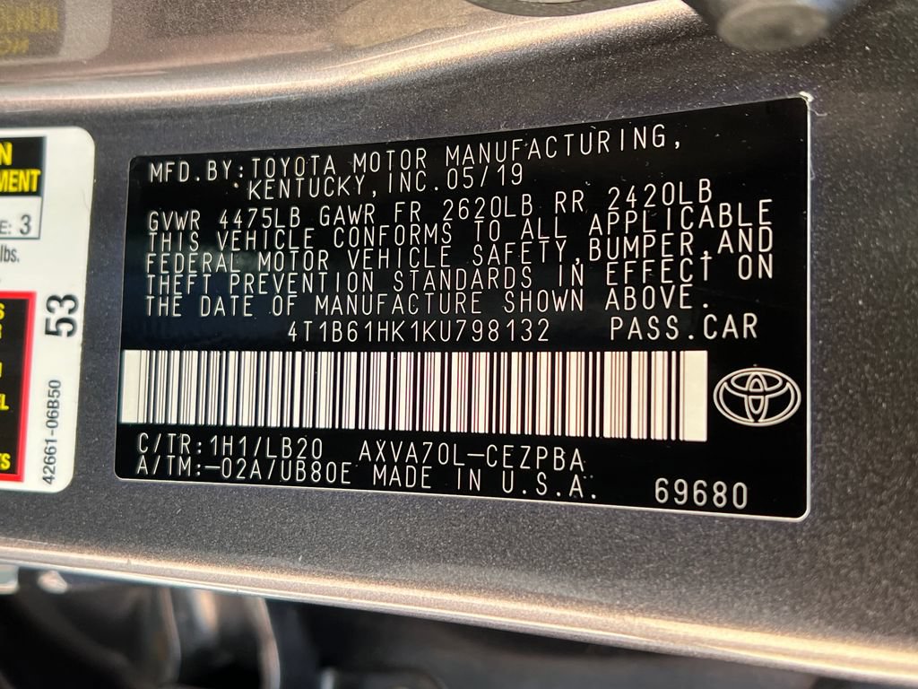 Used 2019 Toyota Camry XSE FWD image 27