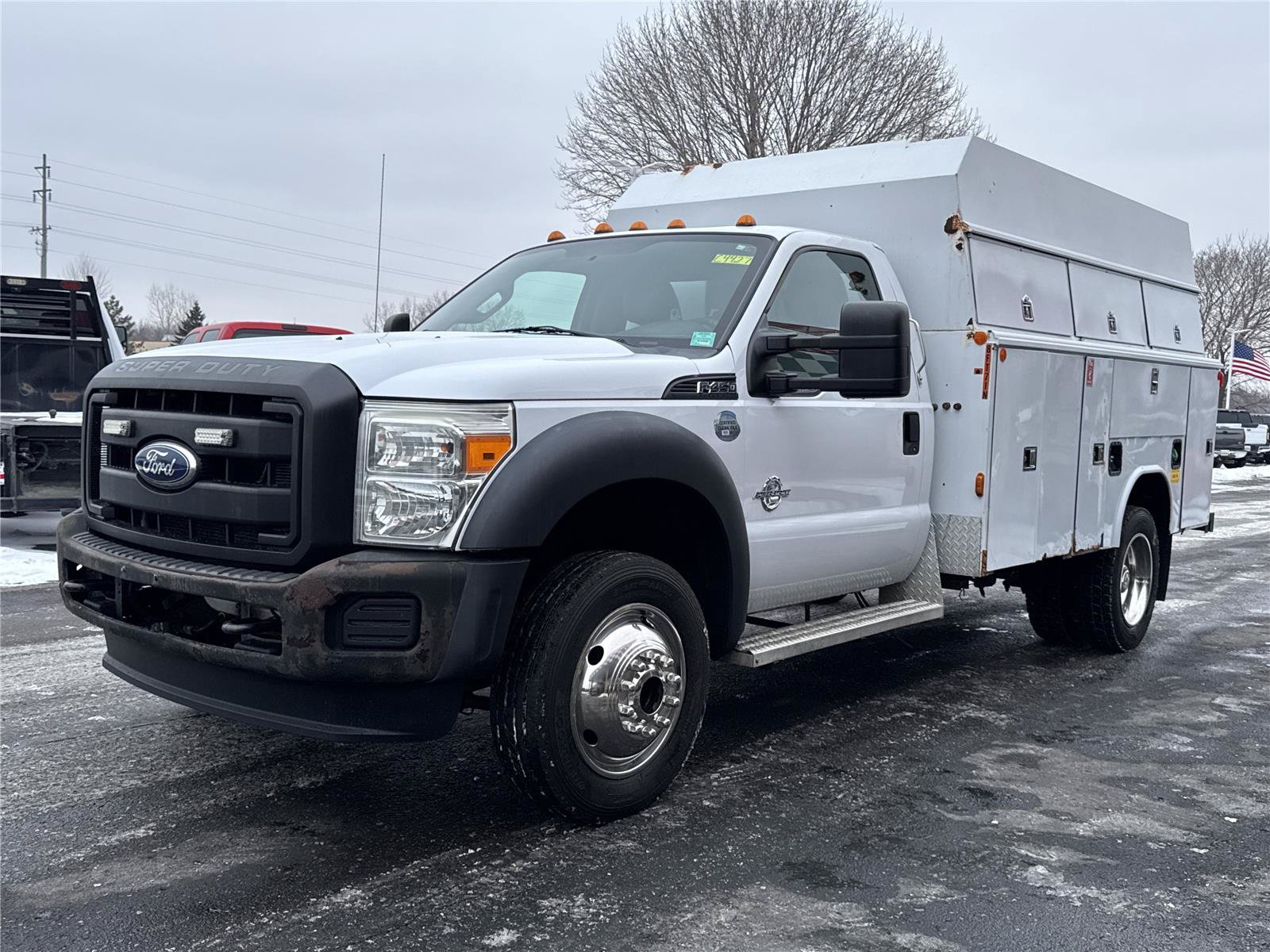 Used 2014 Ford F450 XL w/ Snow Plow Prep Package AWD/4WD image 3