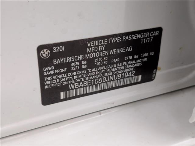 Used 2018 BMW 320i Sedan RWD image 26