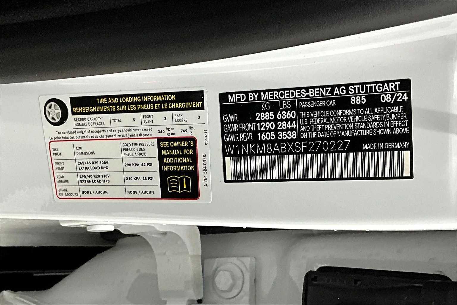 New 2025 Mercedes-Benz GLC 63 AMG S image 21