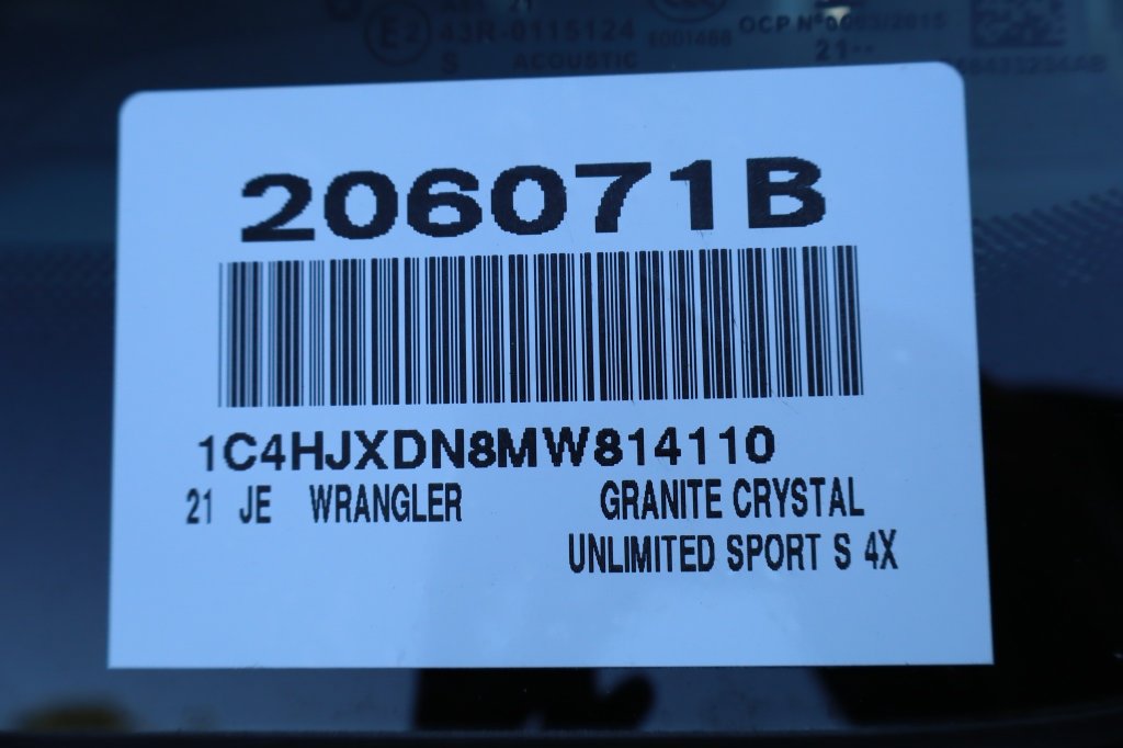 Used 2021 Jeep Wrangler Unlimited Sport AWD/4WD image 39