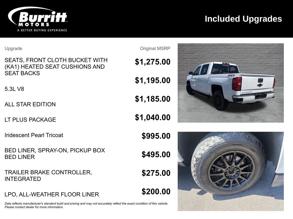 Used 2018 Chevrolet Silverado 1500 LT w/ All Star Edition AWD/4WD video 3