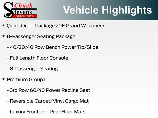 New 2026 Jeep Grand Wagoneer 2WD w/ Premium Group I image 11