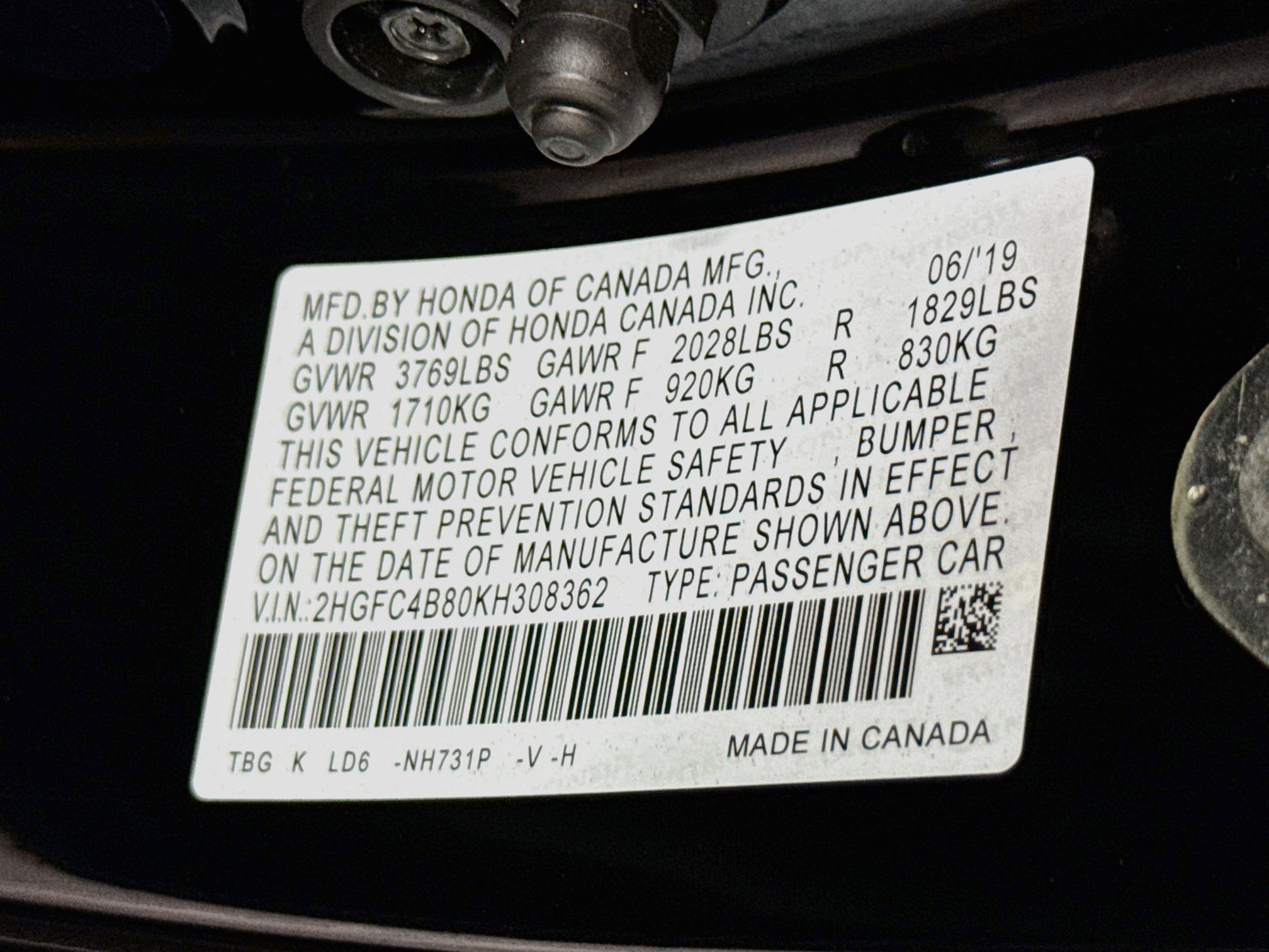 Used 2019 Honda Civic Sport image 38