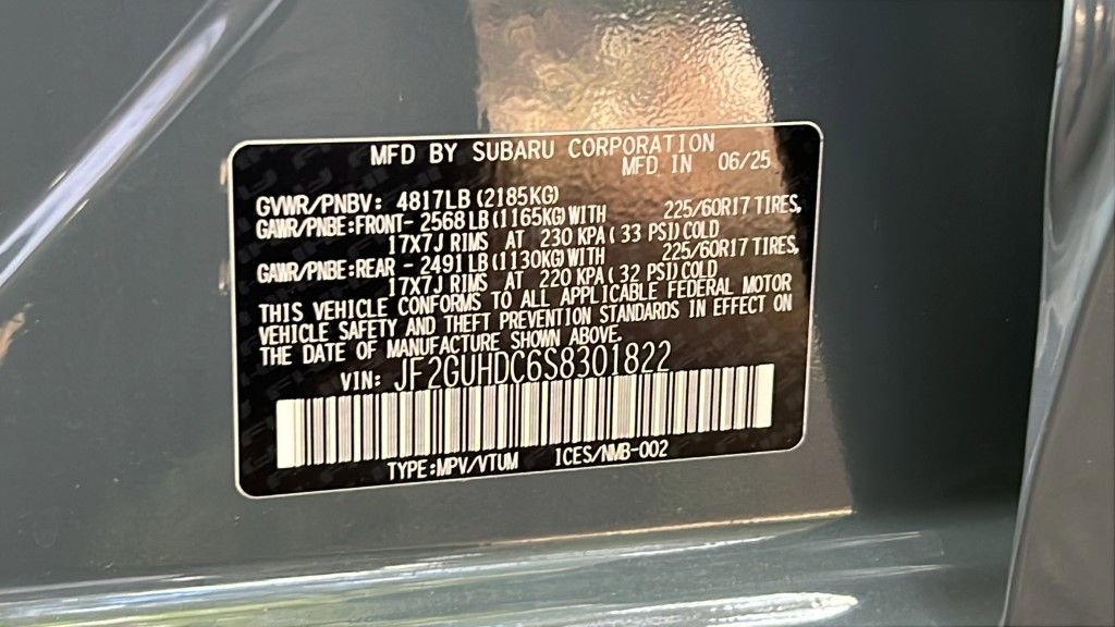 New 2025 Subaru Crosstrek 2.5i Premium image 31