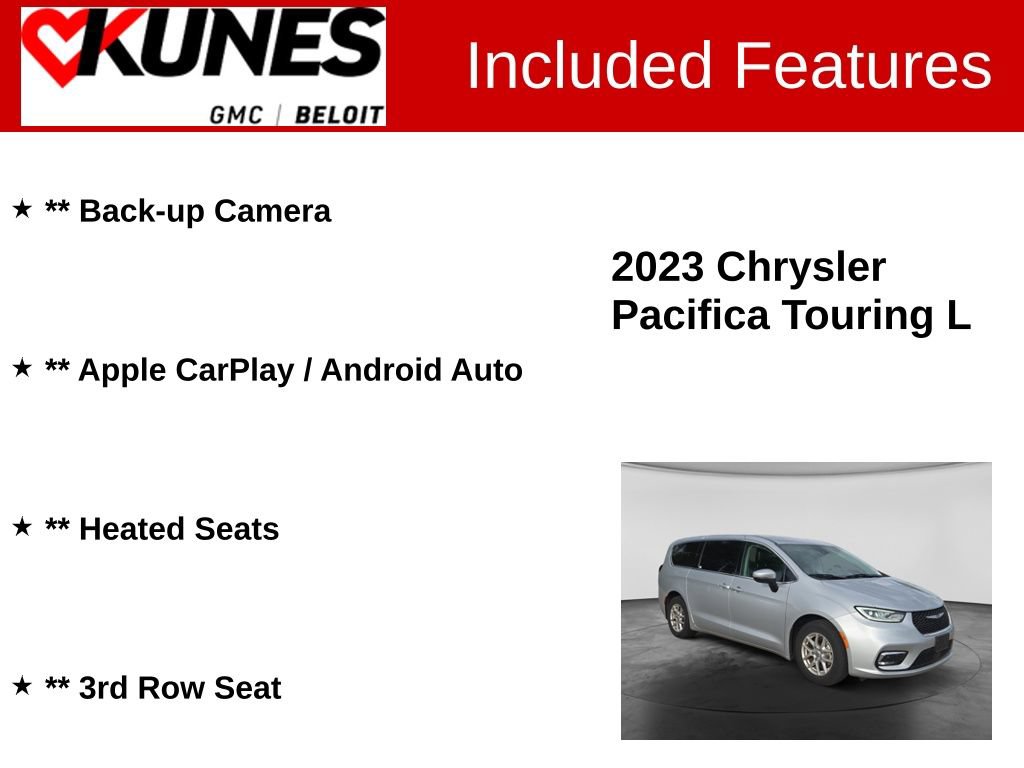 Used 2023 Chrysler Pacifica Touring-L FWD image 2