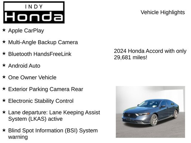 Used 2024 Honda Accord EX image 7