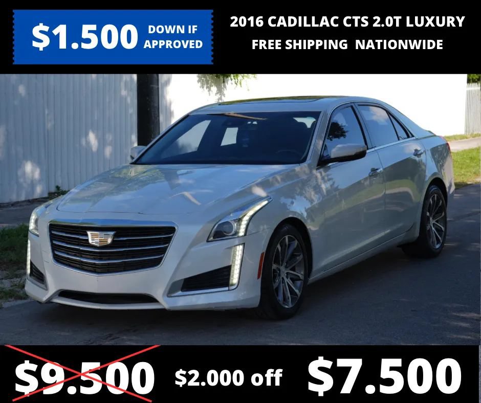 Used 2016 Cadillac CTS Luxury RWD image 1