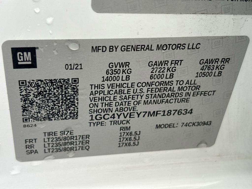 Certified 2021 Chevrolet Silverado 3500 High Country w/ Technology Package image 37