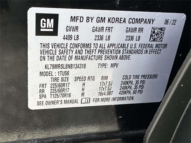 Certified 2022 Chevrolet TrailBlazer LT w/ Convenience Package image 35