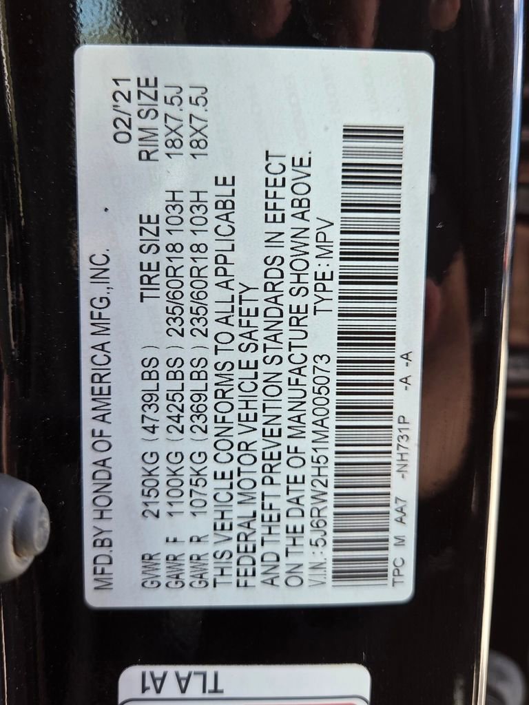 Certified 2021 Honda CR-V EX image 21