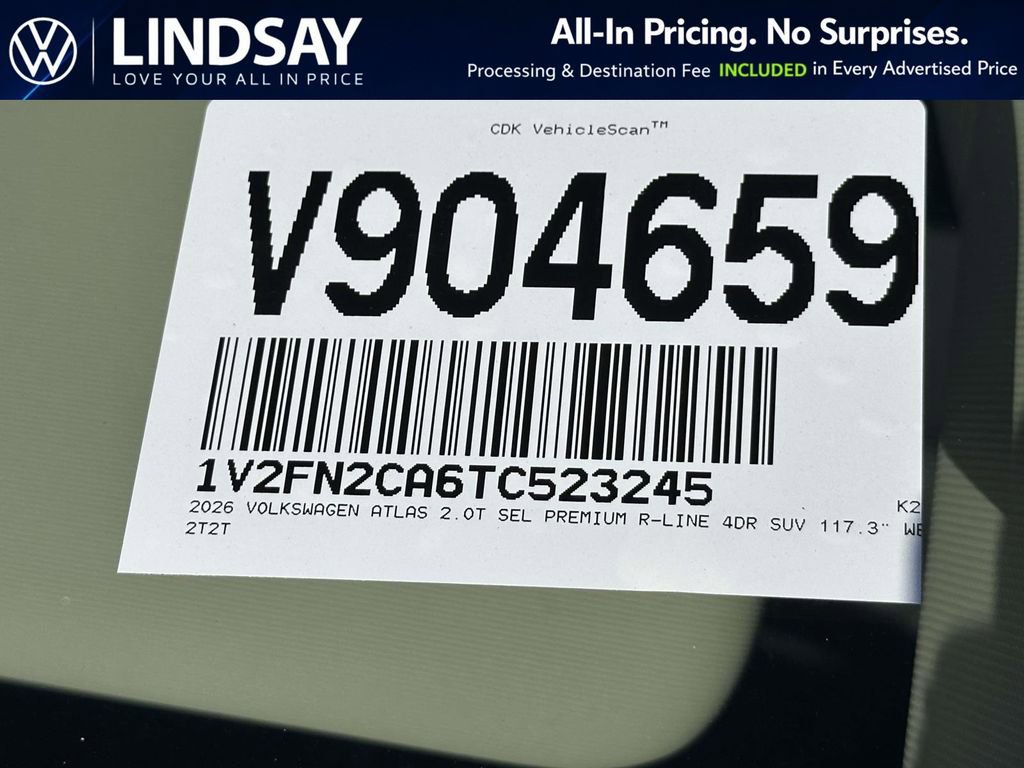New 2026 Volkswagen Atlas SEL Premium R-Line image 24