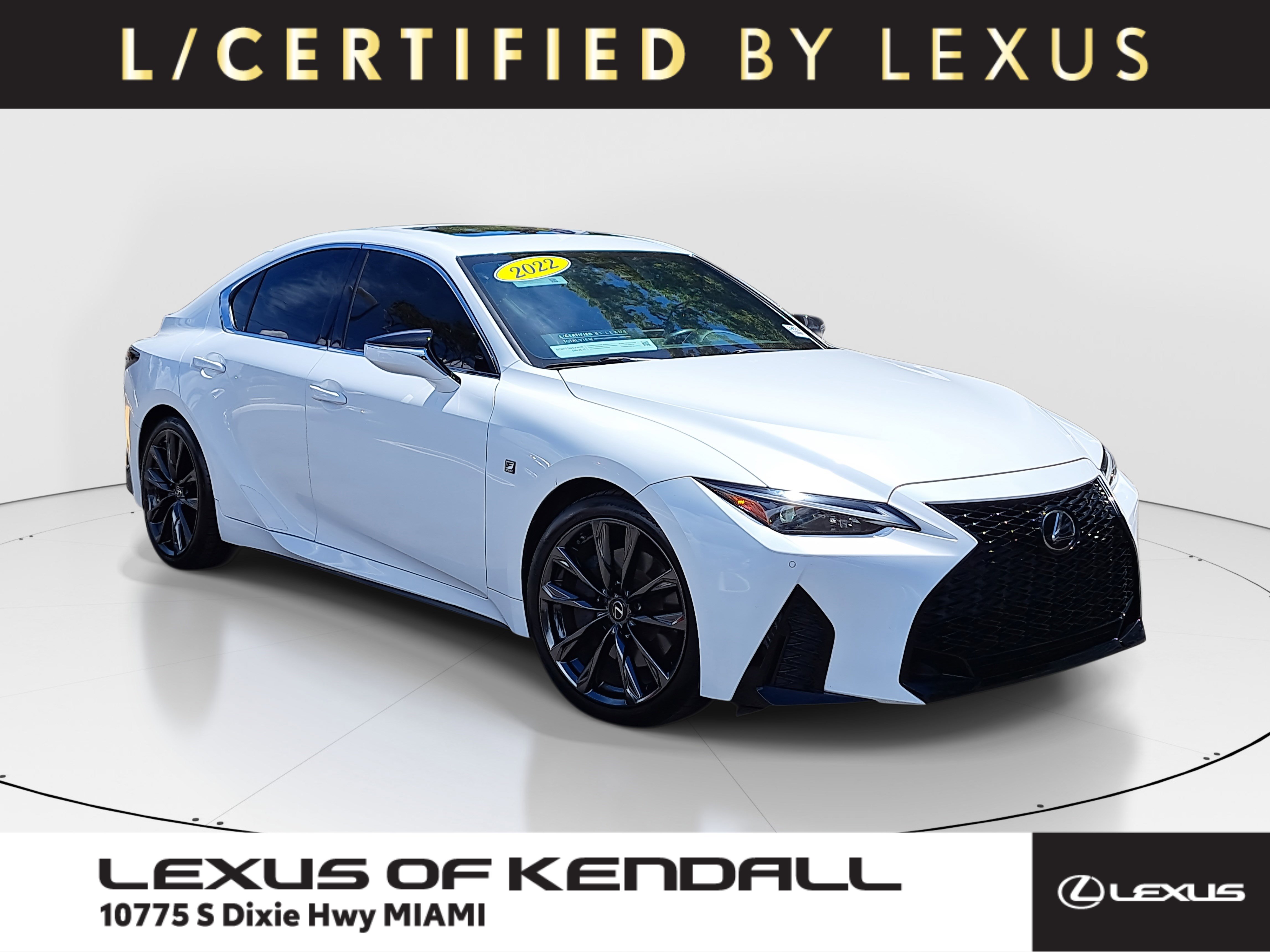 Certified 2022 Lexus IS 350 F Sport w/ Accessory Package image 1