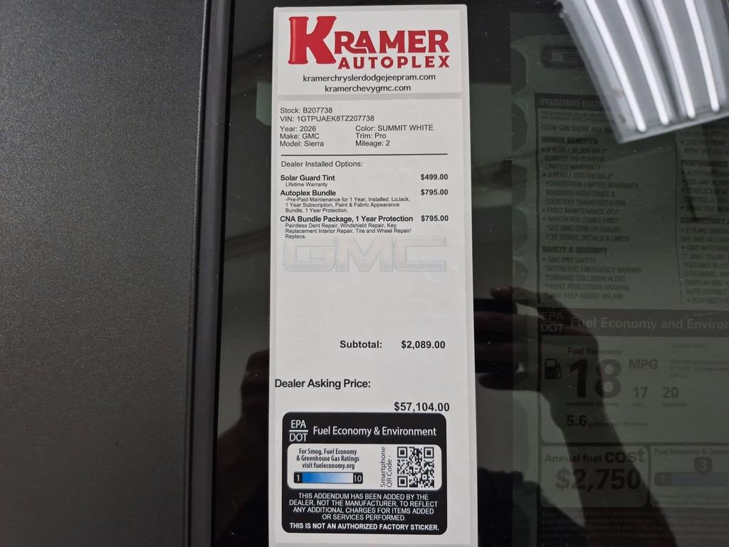 New 2026 GMC Sierra 1500 Pro w/ Graphite Edition image 35