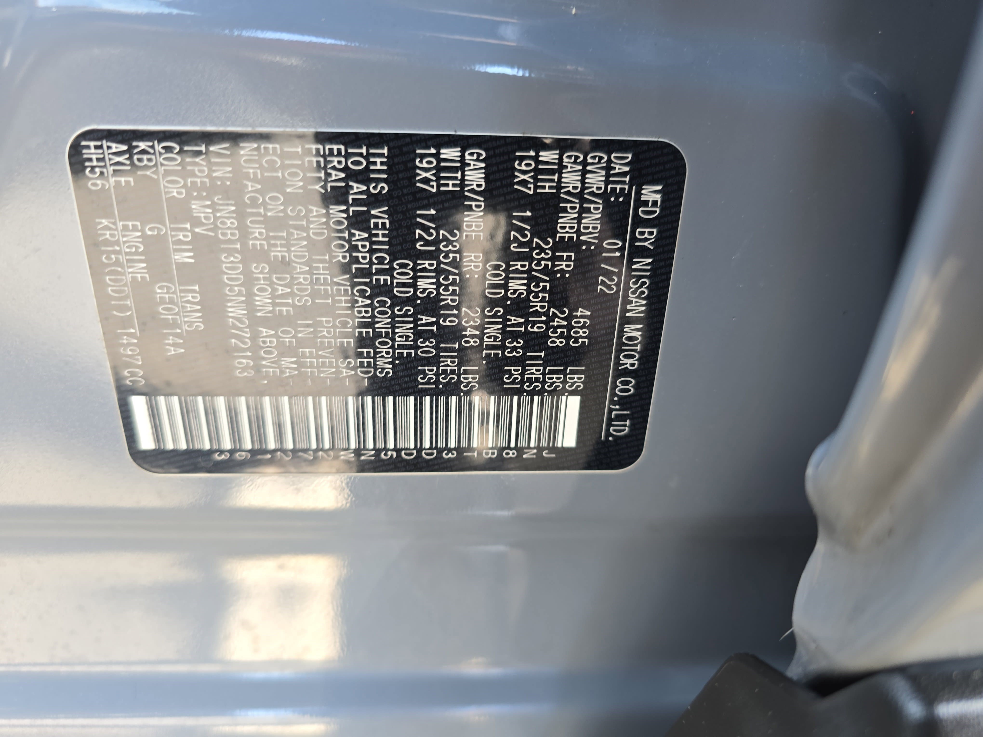 Used 2022 Nissan Rogue Platinum w/ Head-Up Display Package AWD/4WD image 37