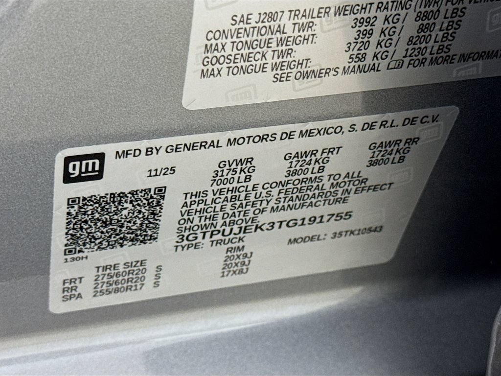 Certified 2026 GMC Sierra 1500 Elevation AWD/4WD image 30